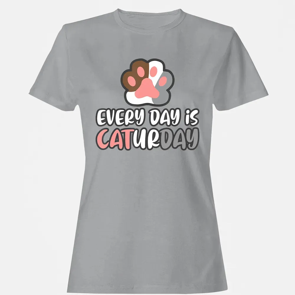 Ca Everyday Is Caturday Cat Women's T-shirt - 15