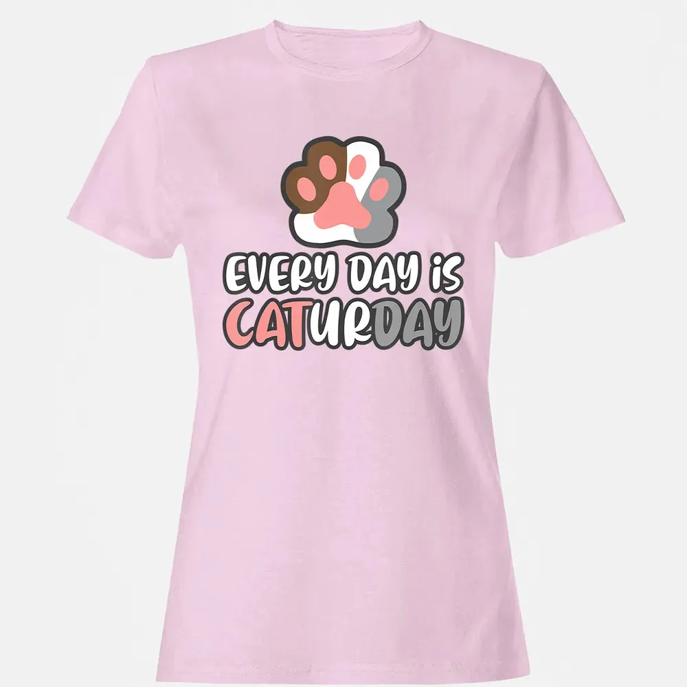 Ca Everyday Is Caturday Cat Women's T-shirt - 9