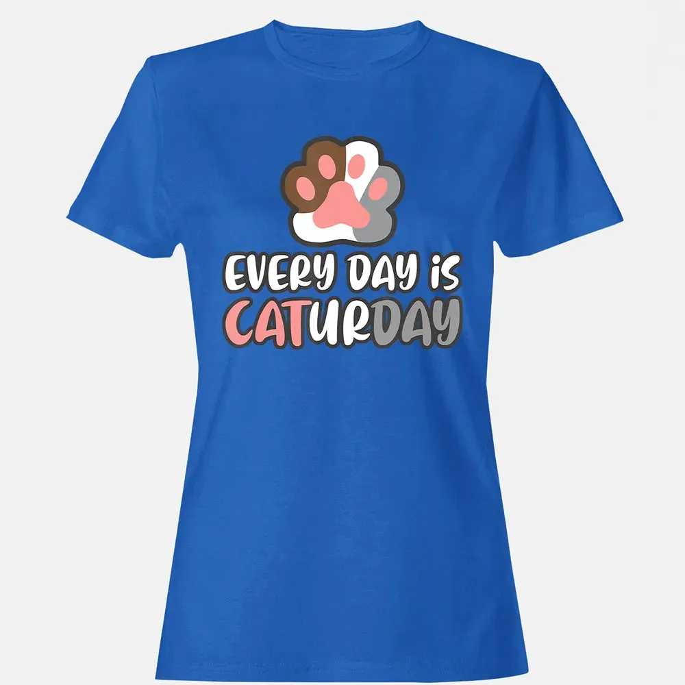 Ca Everyday Is Caturday Cat Women's T-shirt - 14