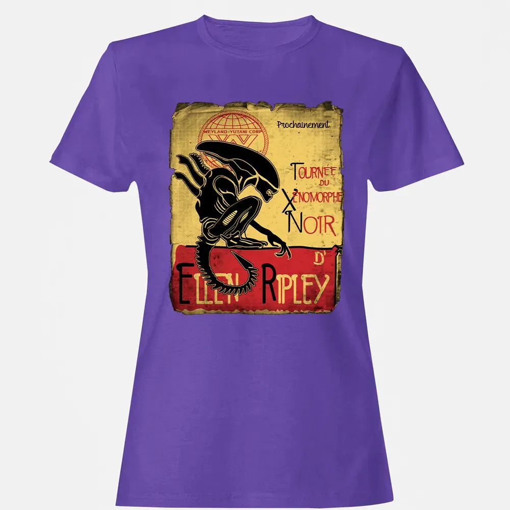 Tournee Du Xenomorphe Noir Women's T-shirt - 12
