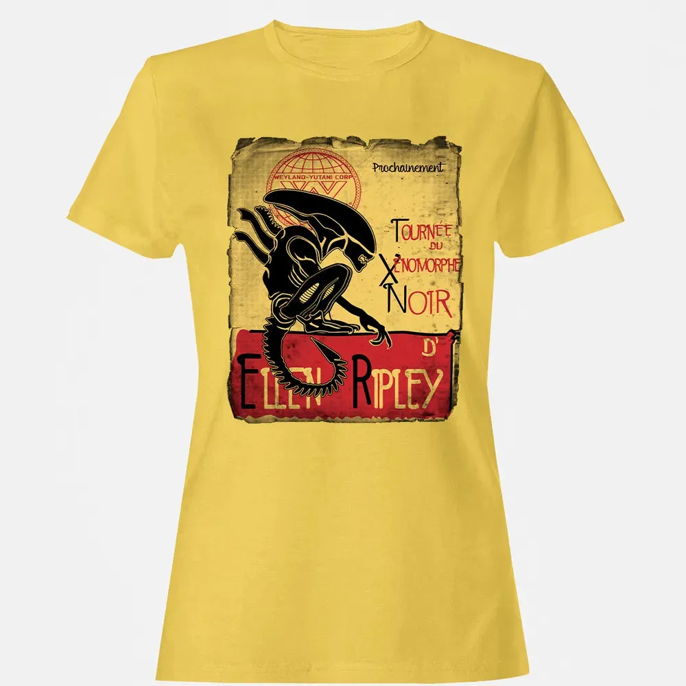 Tournee Du Xenomorphe Noir Women's T-shirt - 4