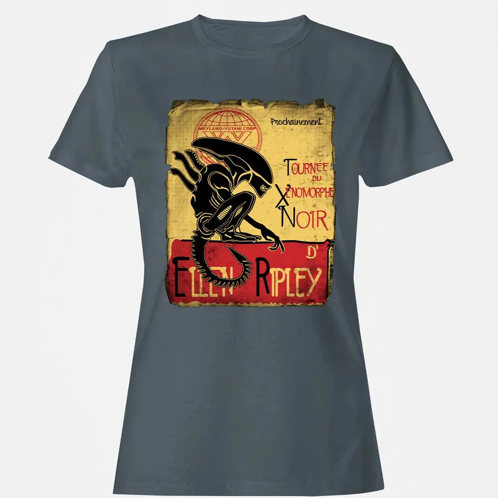Tournee Du Xenomorphe Noir Women's T-shirt - 3