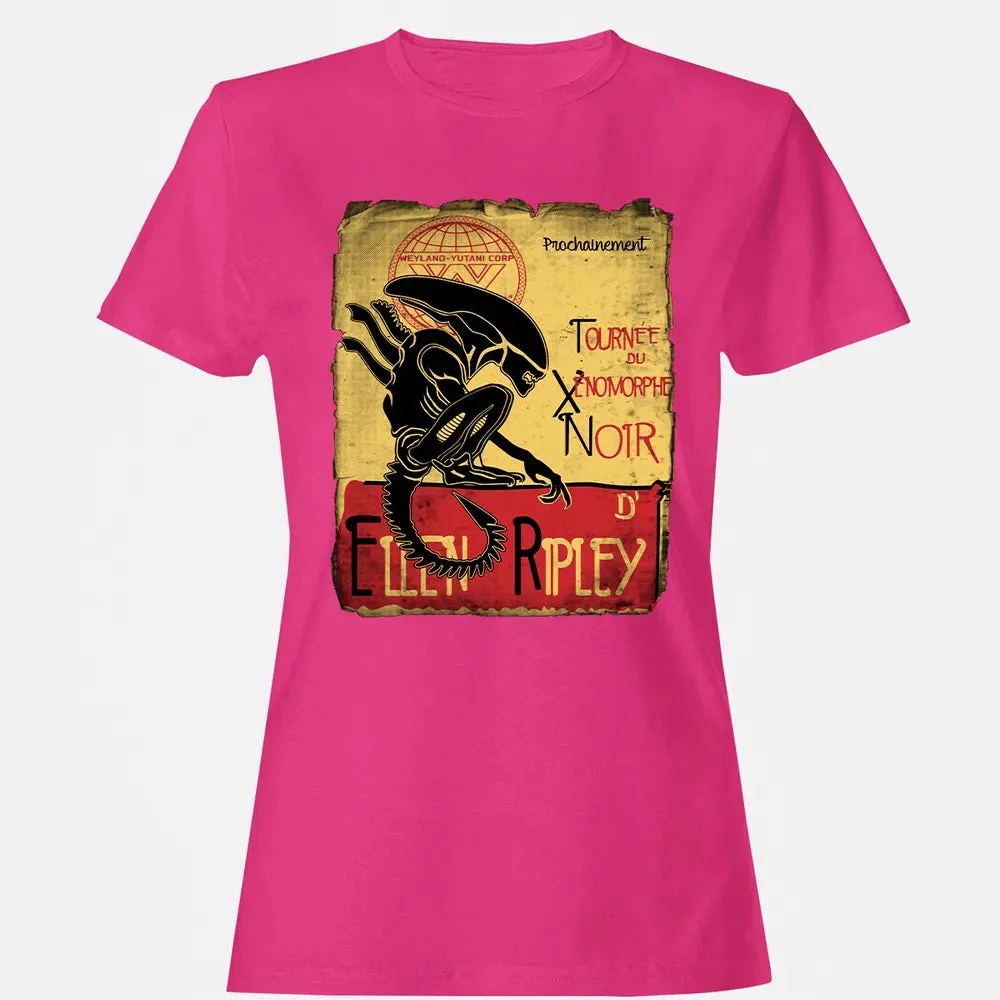 Tournee Du Xenomorphe Noir Women's T-shirt - 6