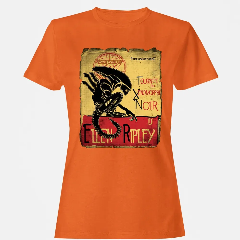 Tournee Du Xenomorphe Noir Women's T-shirt - 11