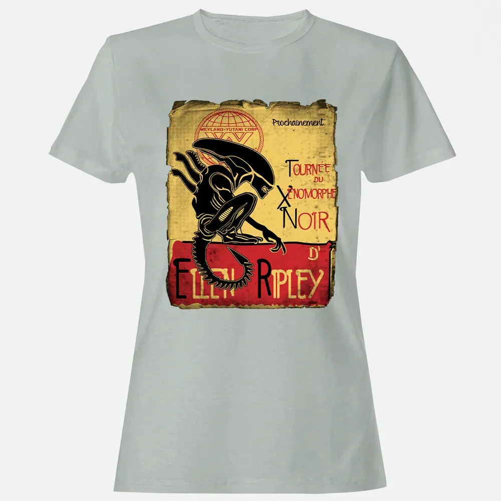 Tournee Du Xenomorphe Noir Women's T-shirt - 2