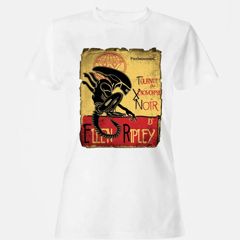 Tournee Du Xenomorphe Noir Women's T-shirt - 16