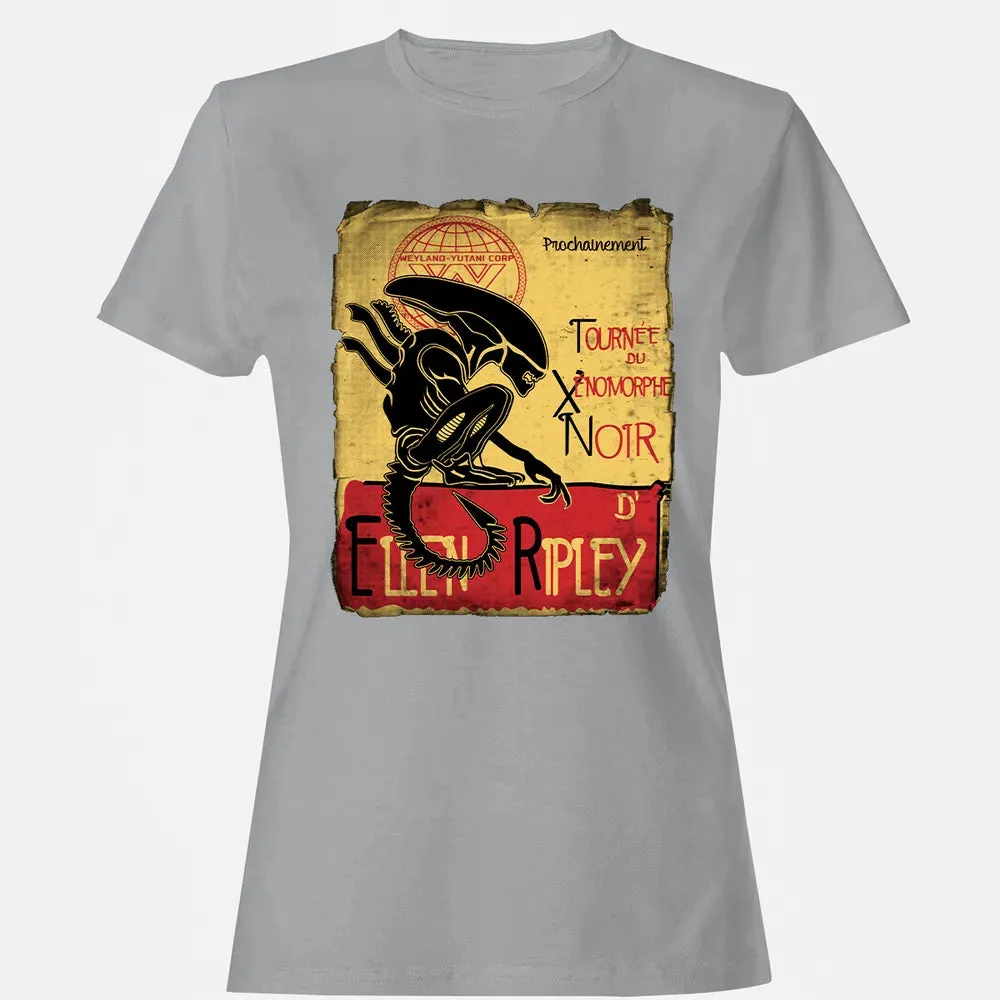 Tournee Du Xenomorphe Noir Women's T-shirt - 15