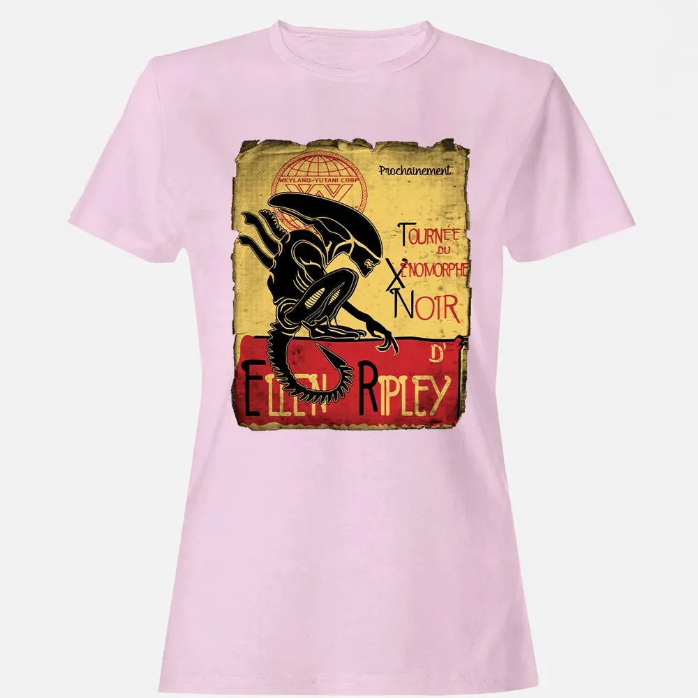 Tournee Du Xenomorphe Noir Women's T-shirt - 9