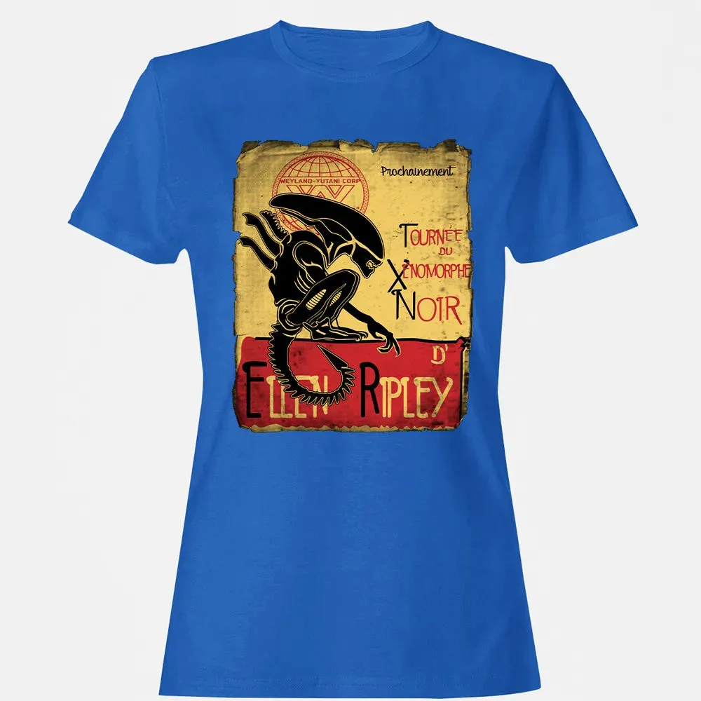Tournee Du Xenomorphe Noir Women's T-shirt - 14