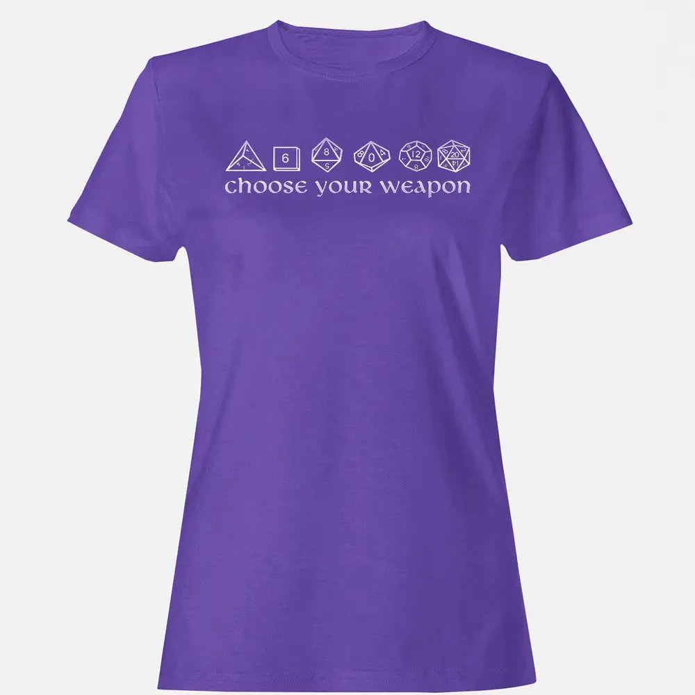 Choose Your Weapon Women's T-shirt - 12