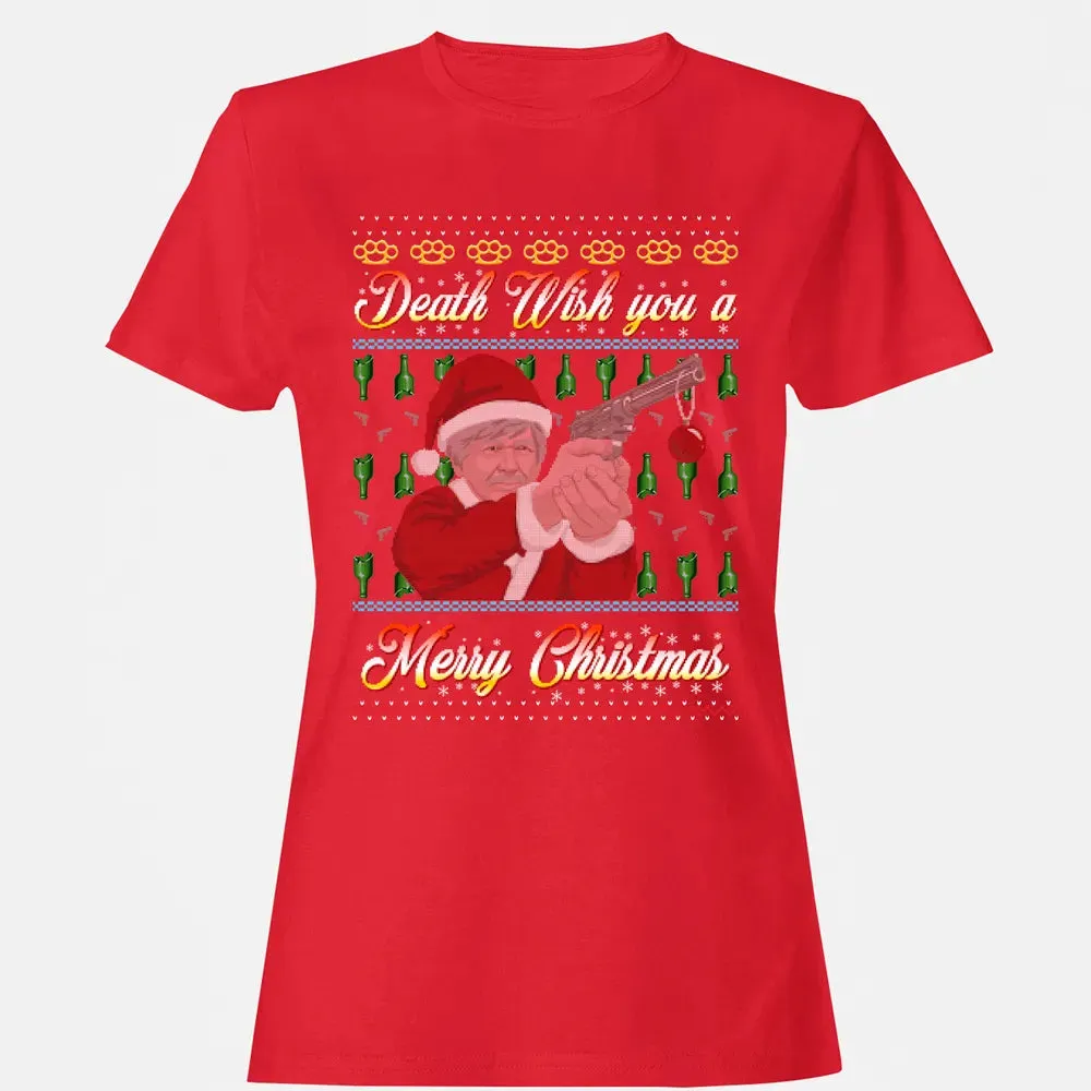 Death wish you a Merry Christmas Women's T-shirt - 13