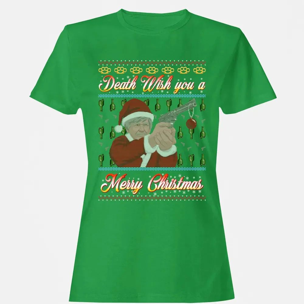 Death wish you a Merry Christmas Women's T-shirt - 7
