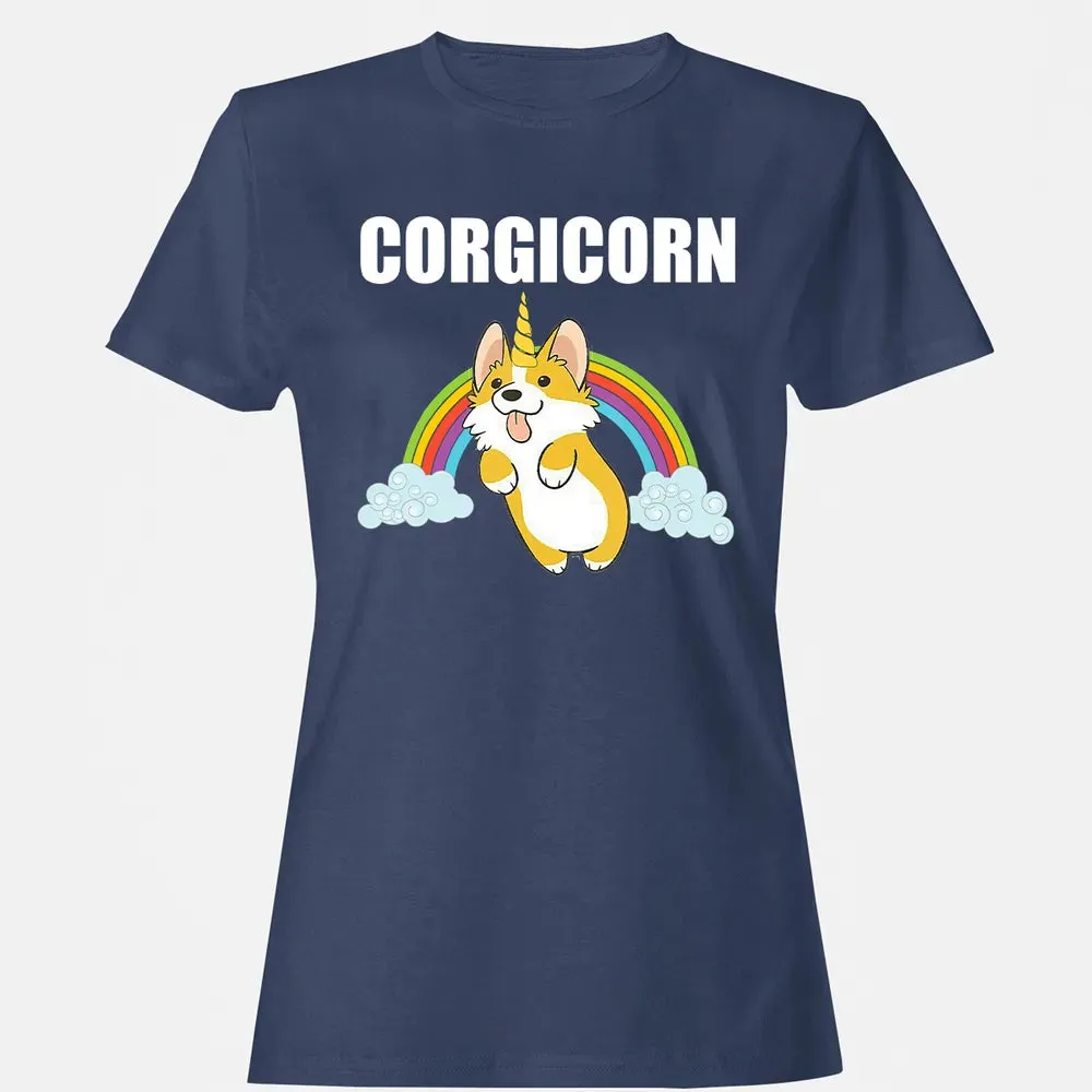 Cute Corgicorn   Funny Corgi Lover  Gift Women's T-shirt - 10