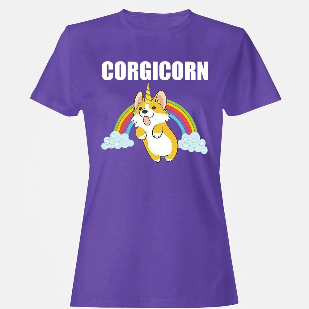 Cute Corgicorn   Funny Corgi Lover  Gift Women's T-shirt - 12