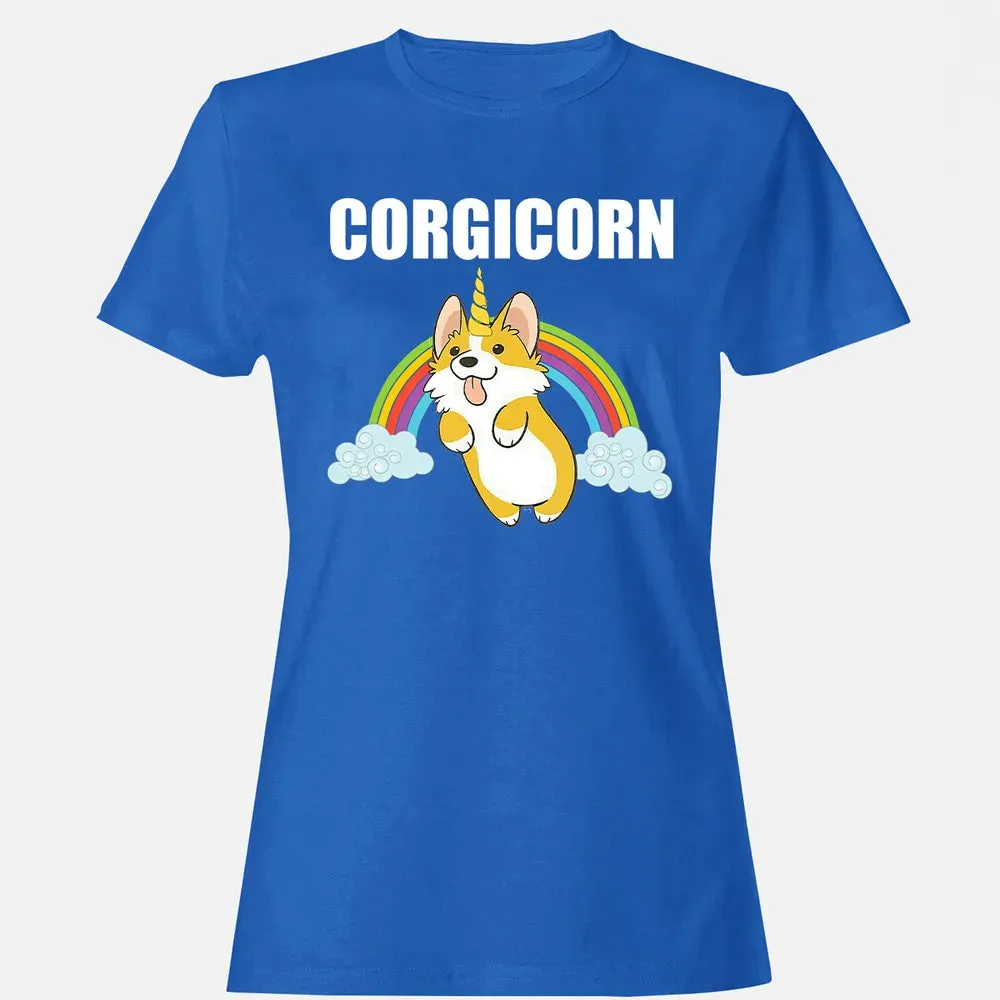 Cute Corgicorn   Funny Corgi Lover  Gift Women's T-shirt - 14