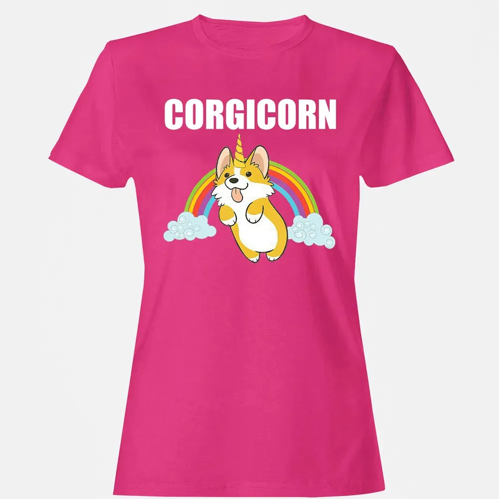 Cute Corgicorn   Funny Corgi Lover  Gift Women's T-shirt - 6