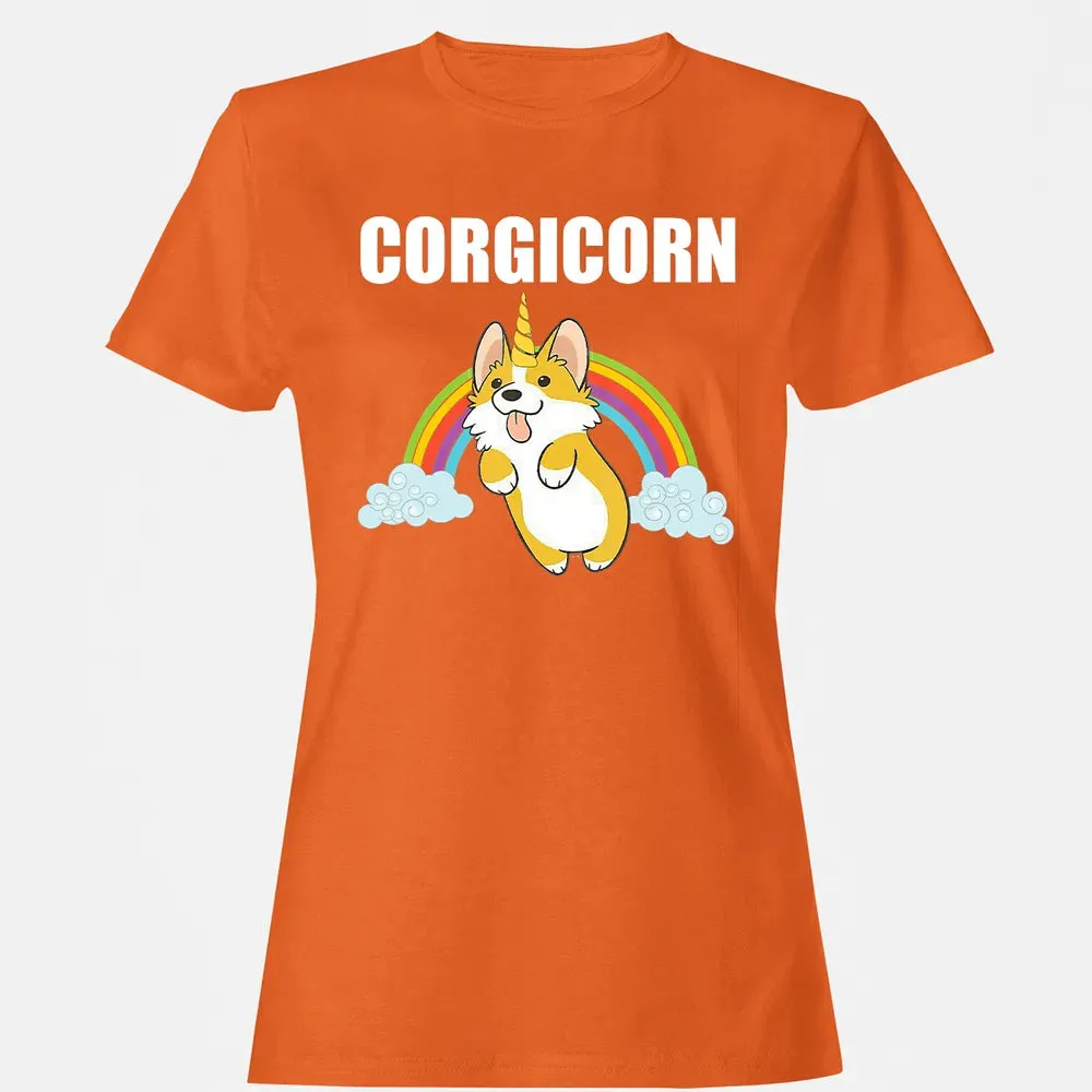 Cute Corgicorn   Funny Corgi Lover  Gift Women's T-shirt - 11