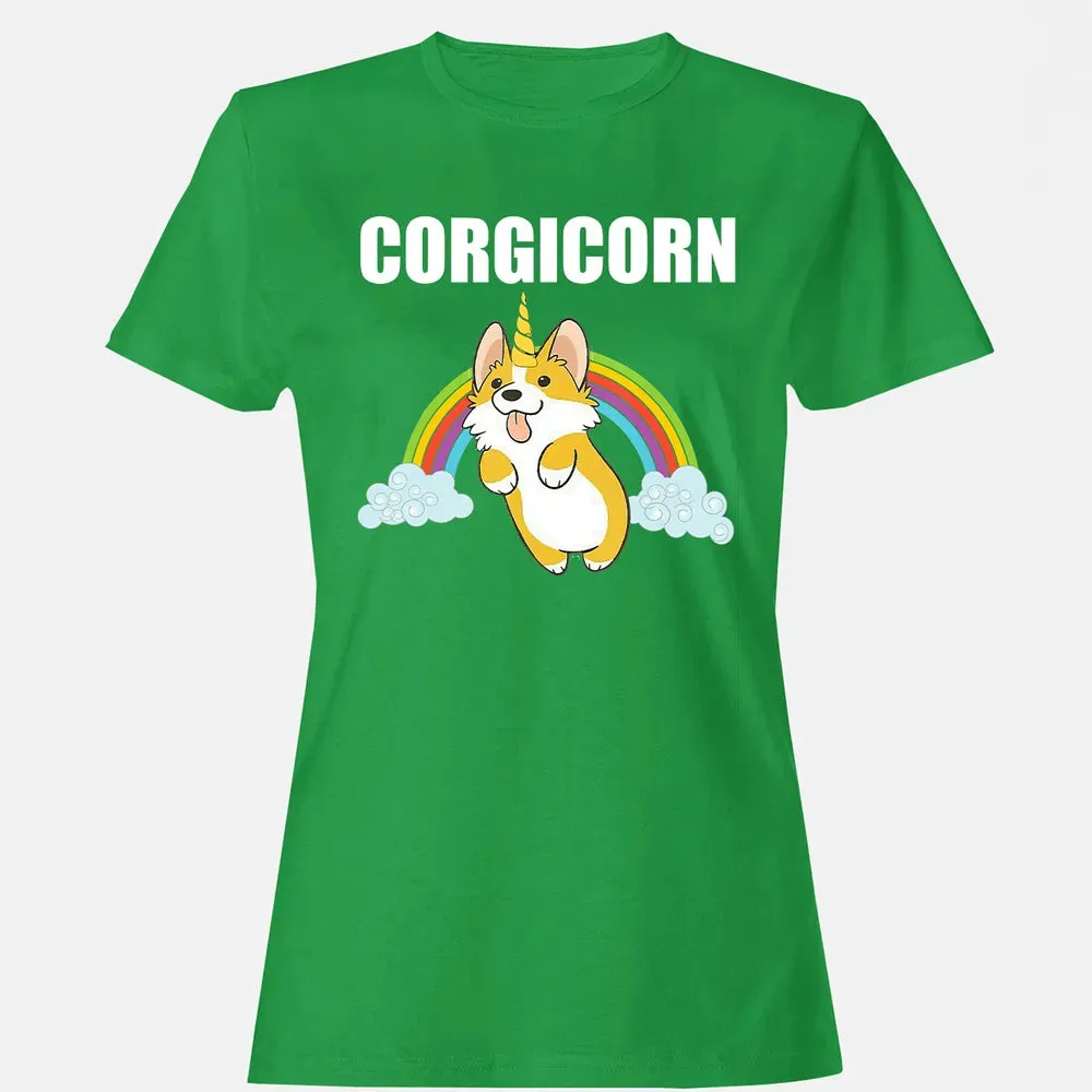 Cute Corgicorn   Funny Corgi Lover  Gift Women's T-shirt - 7