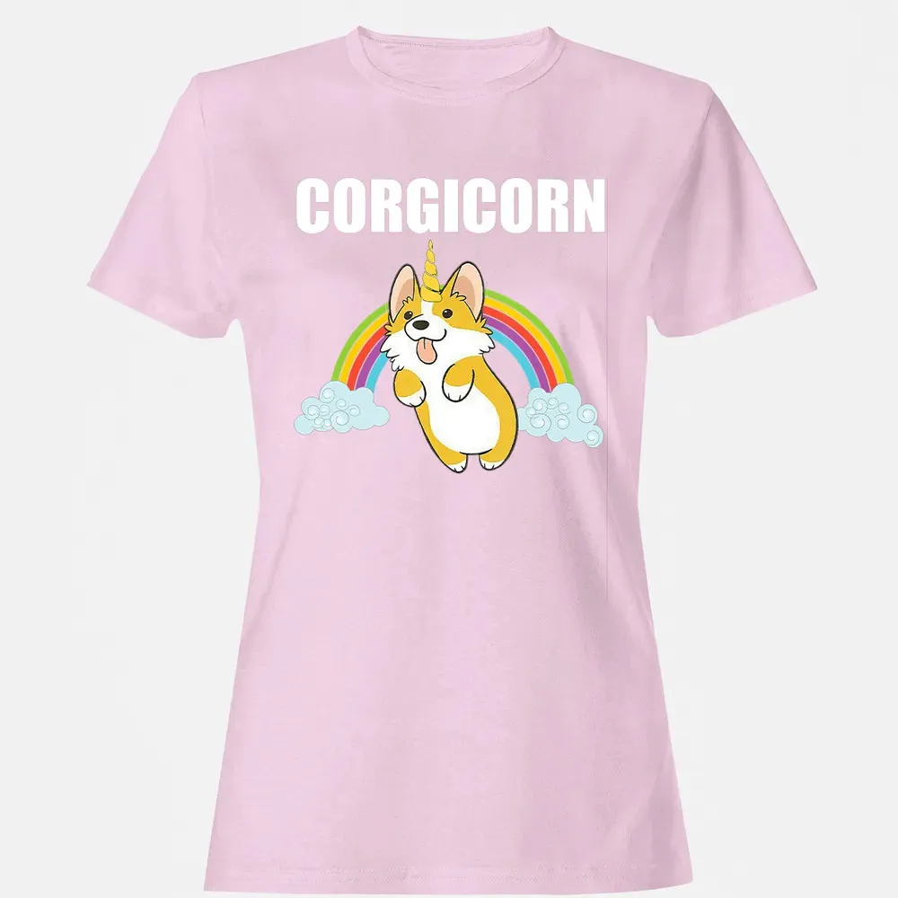 Cute Corgicorn   Funny Corgi Lover  Gift Women's T-shirt - 9