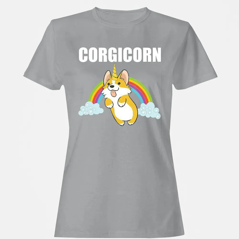 Cute Corgicorn   Funny Corgi Lover  Gift Women's T-shirt - 15