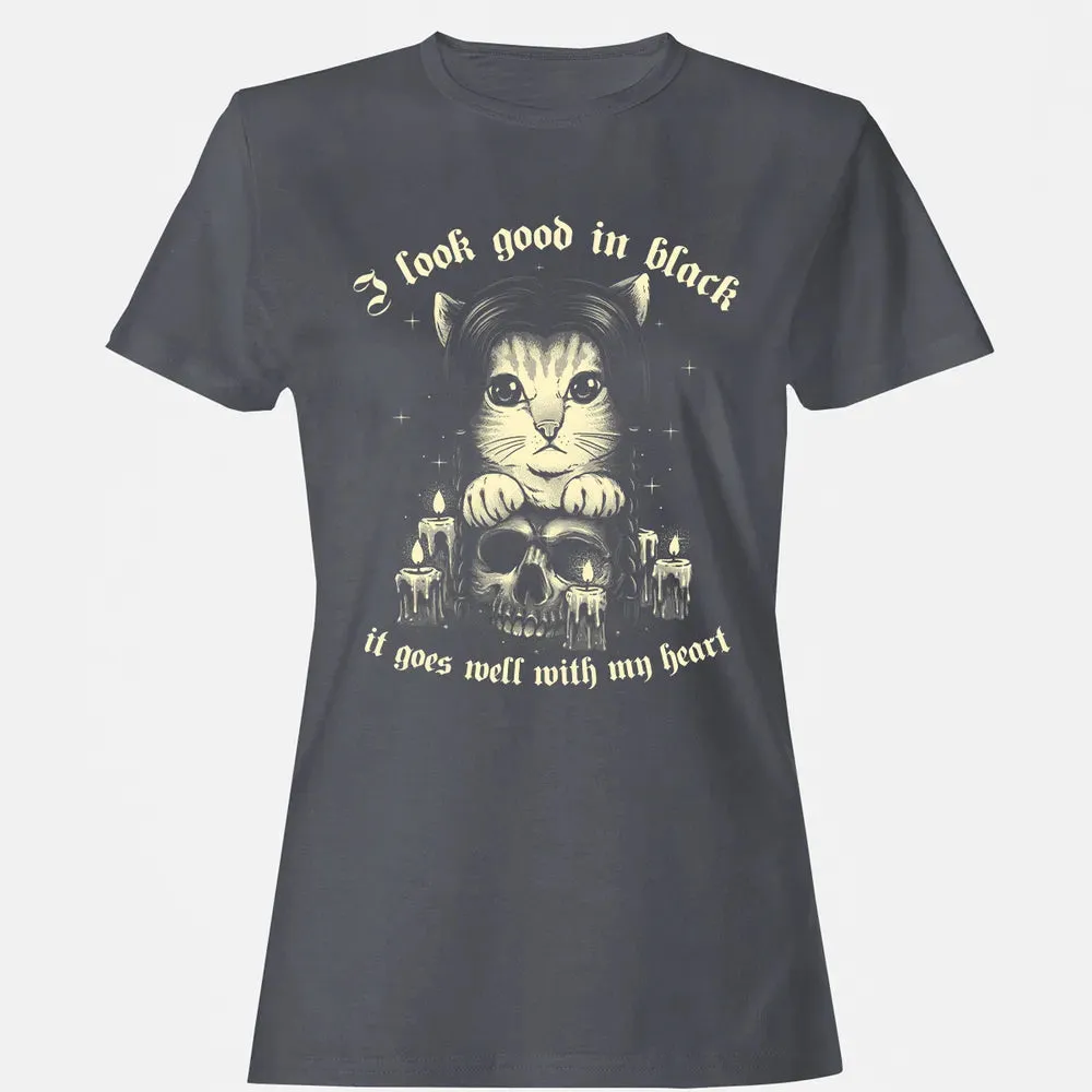 I Look good in black Women's T-shirt - 5