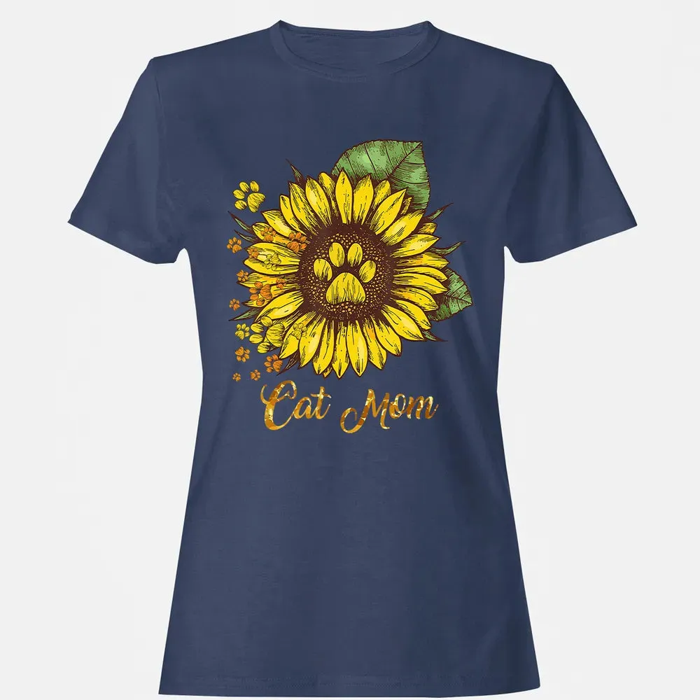 Sunflower Cat men woman  Cat Mom Women's T-shirt - 10