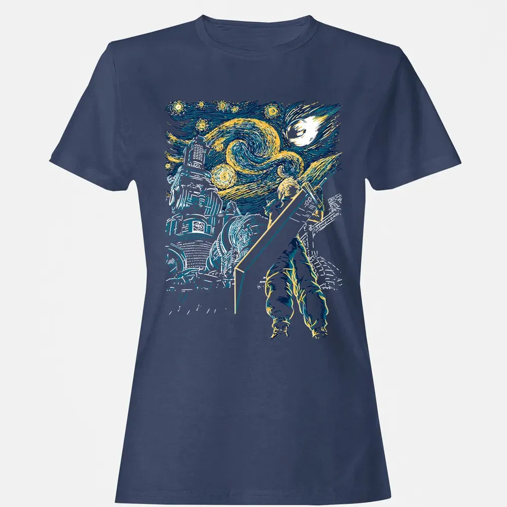 FF 7 Starry Night Women's T-shirt - 10