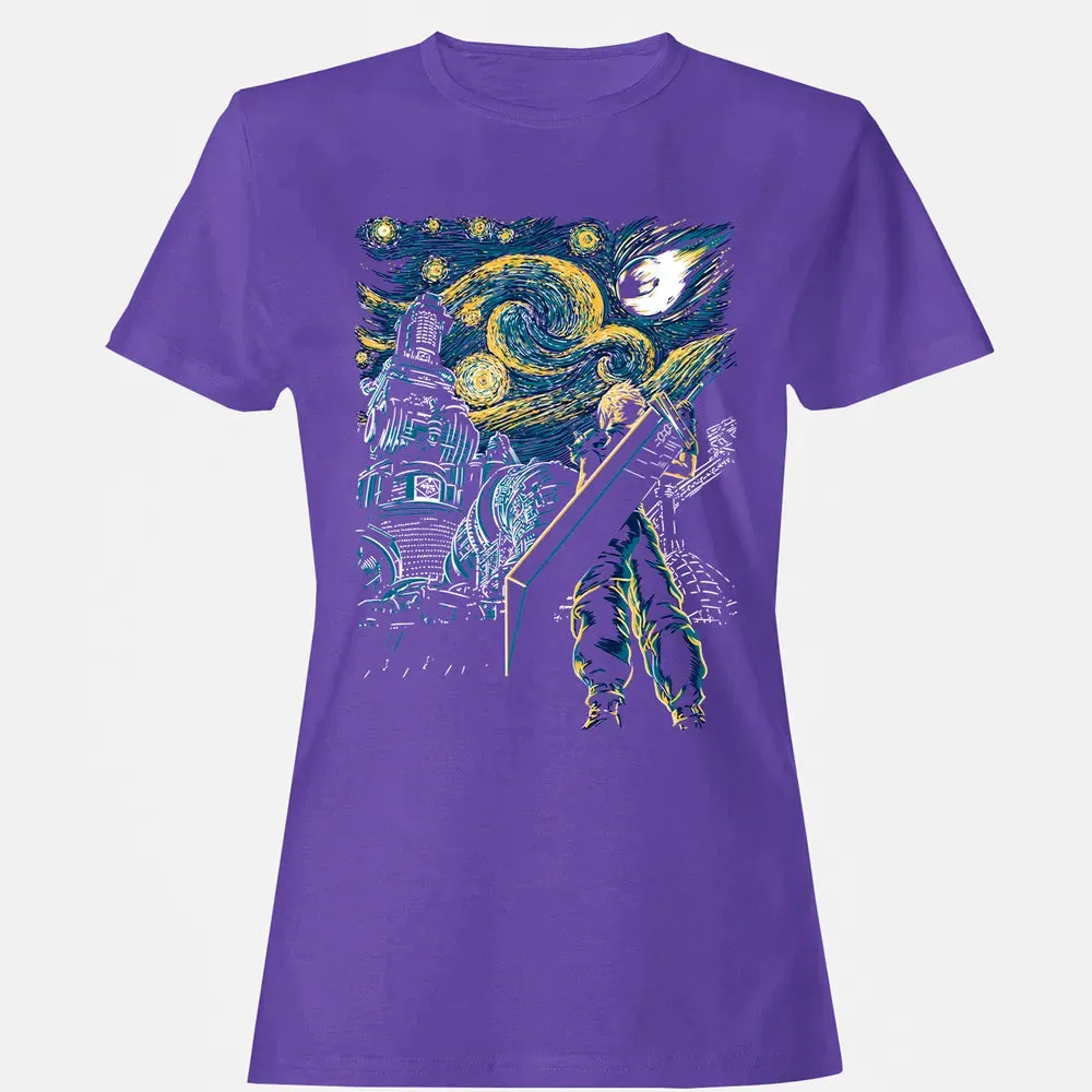 FF 7 Starry Night Women's T-shirt - 12