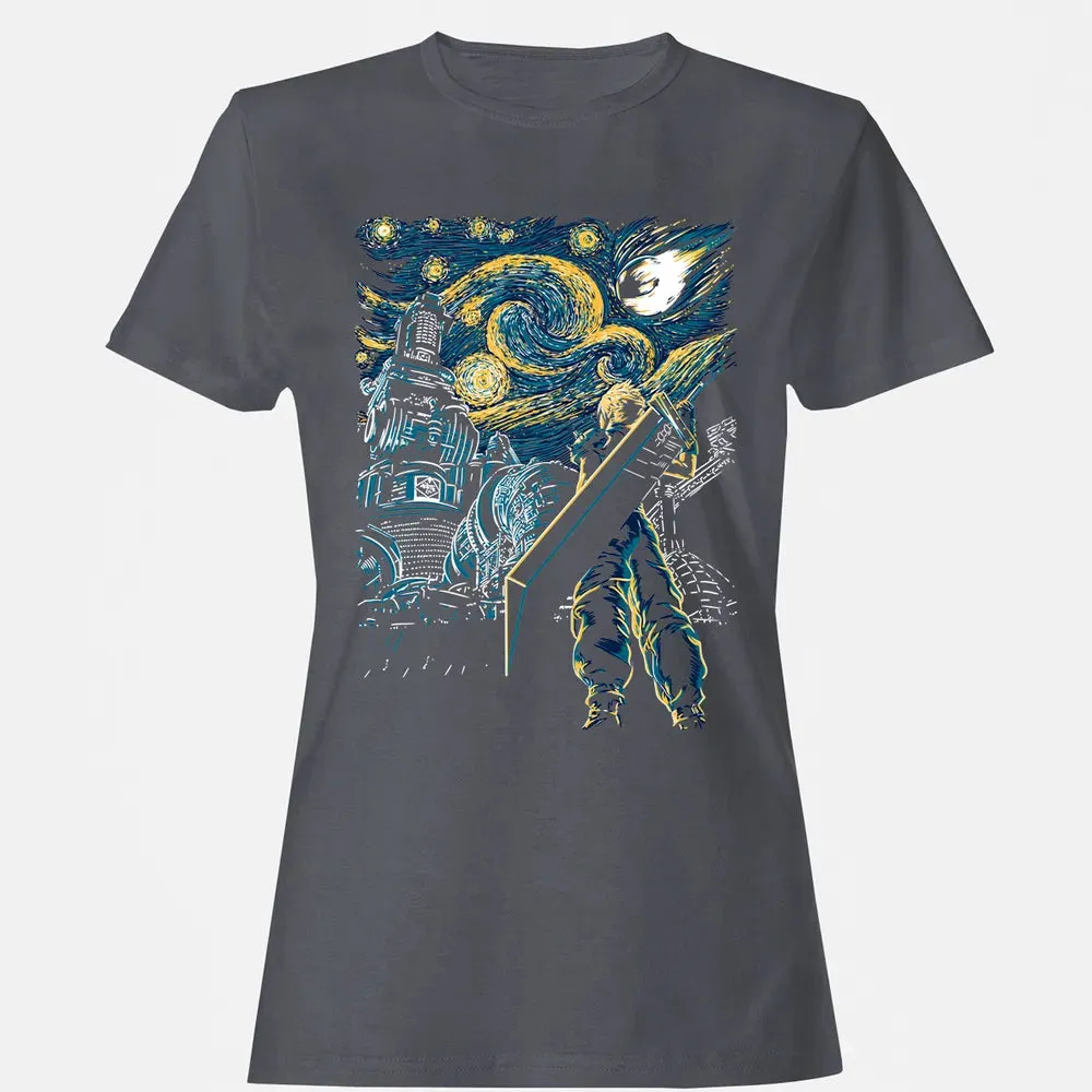 FF 7 Starry Night Women's T-shirt - 5