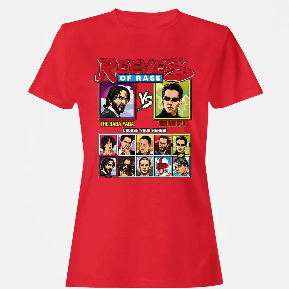 Reeves of Rage: Baba Yaga vs Red Bill Women's T-shirt - 13