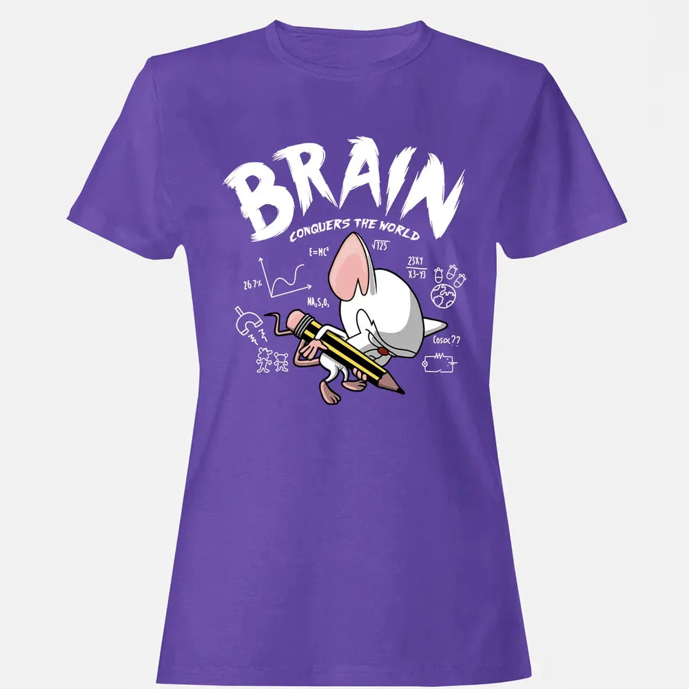 Brain Conquers The World Women's T-shirt - 12