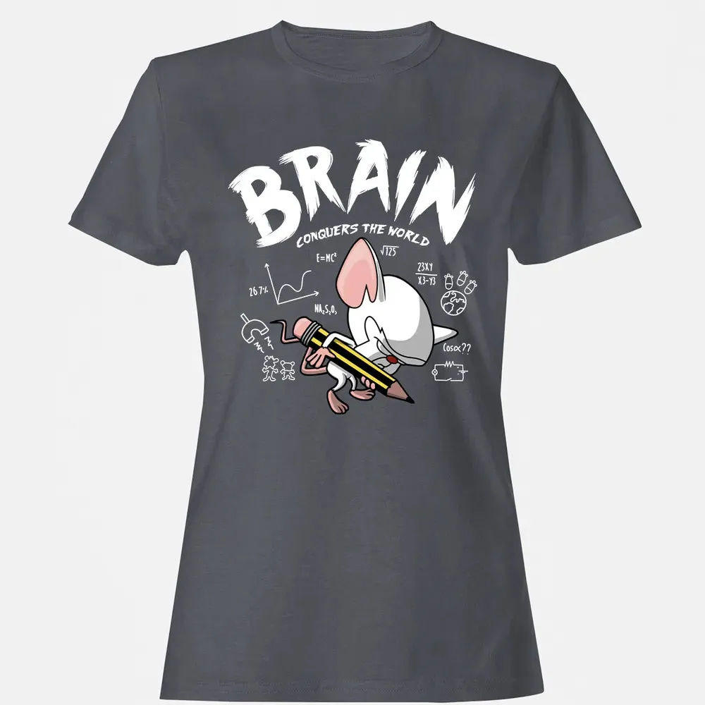 Brain Conquers The World Women's T-shirt - 5