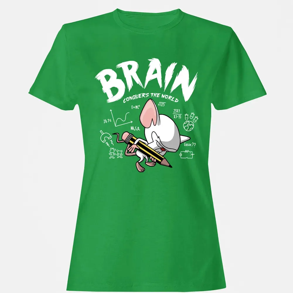 Brain Conquers The World Women's T-shirt - 7