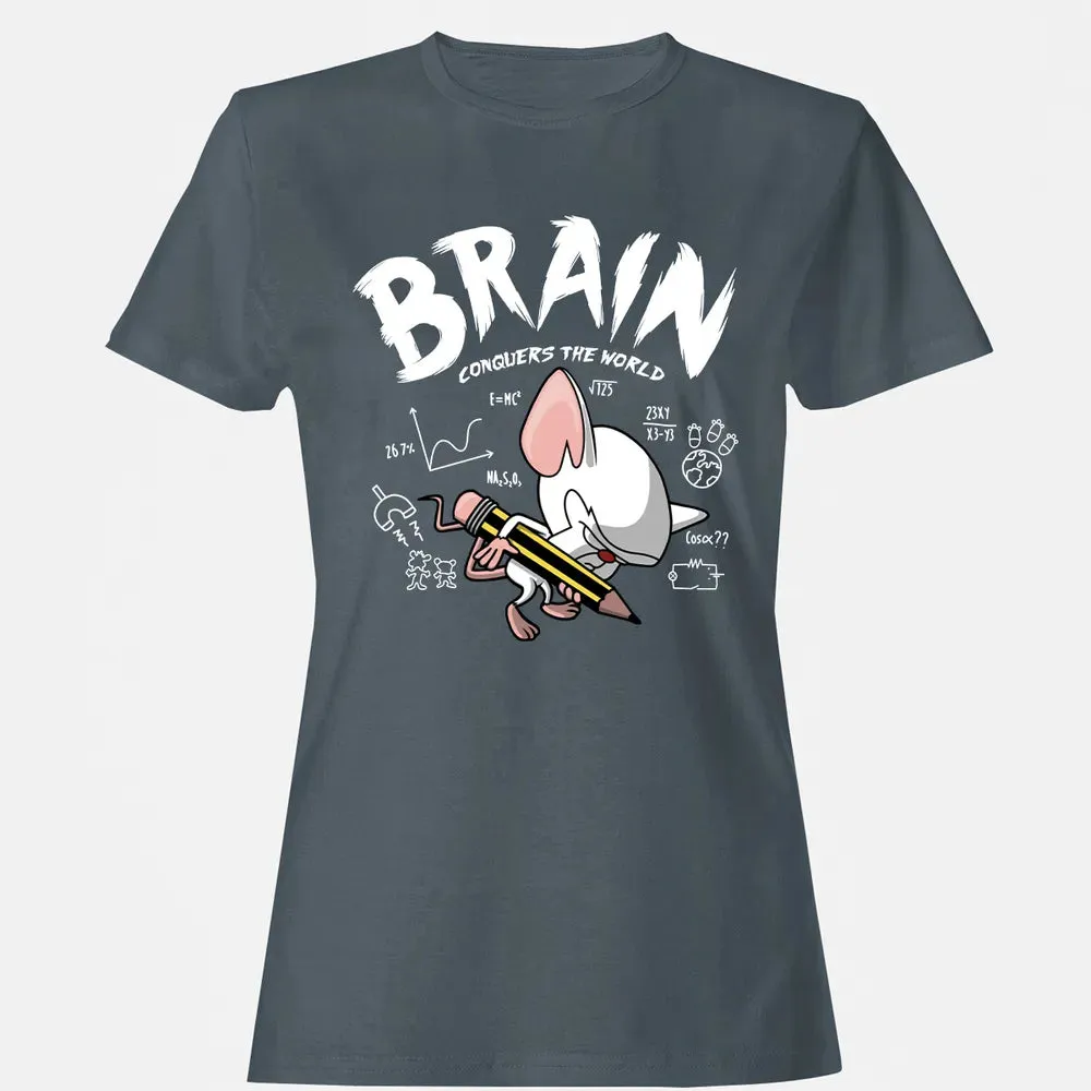 Brain Conquers The World Women's T-shirt - 3