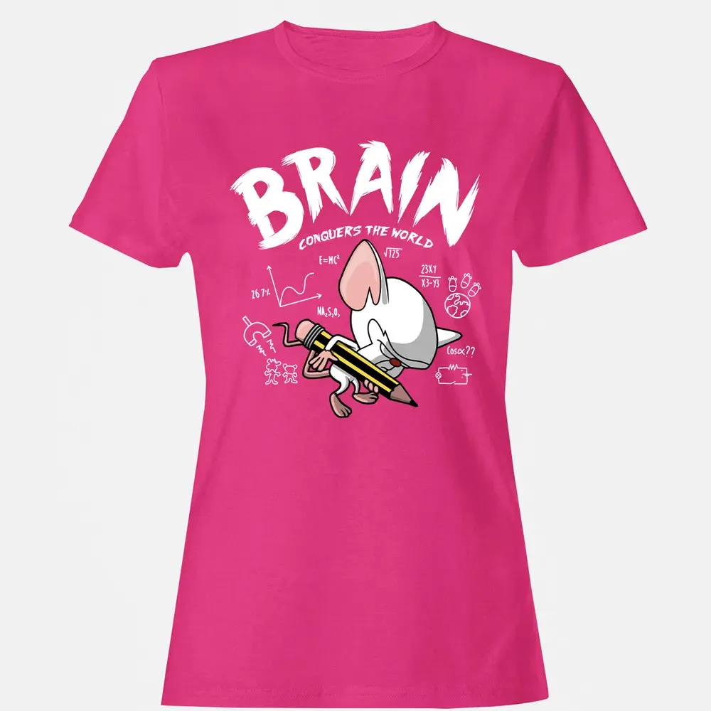 Brain Conquers The World Women's T-shirt - 6