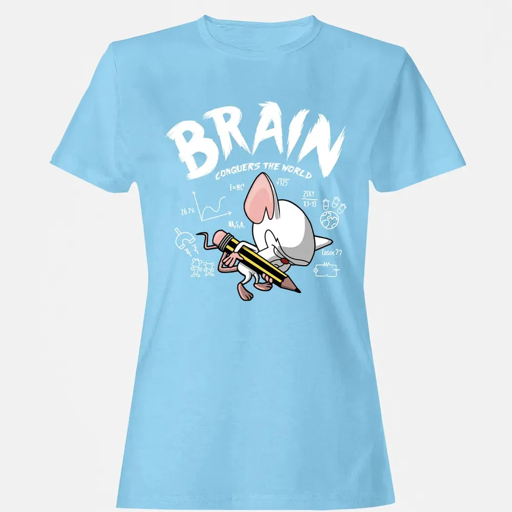 Brain Conquers The World Women's T-shirt - 8