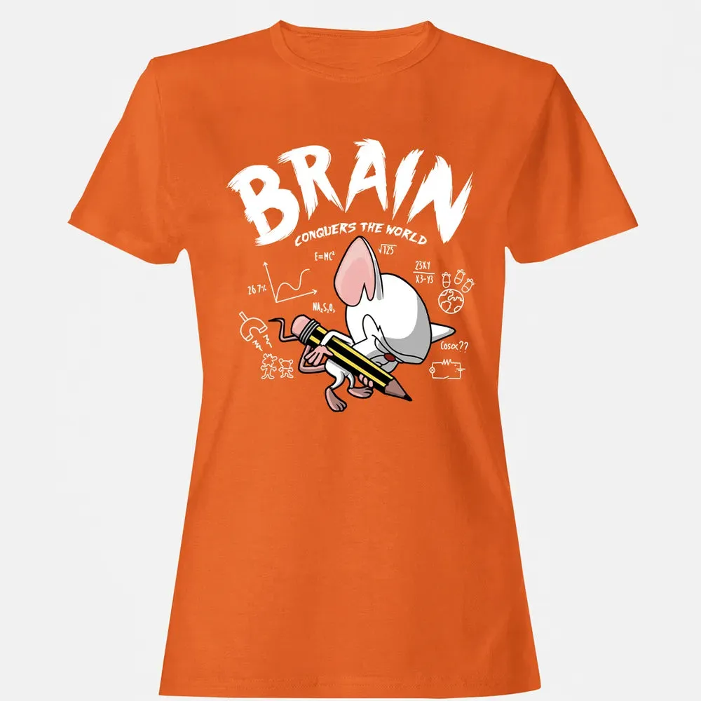 Brain Conquers The World Women's T-shirt - 11