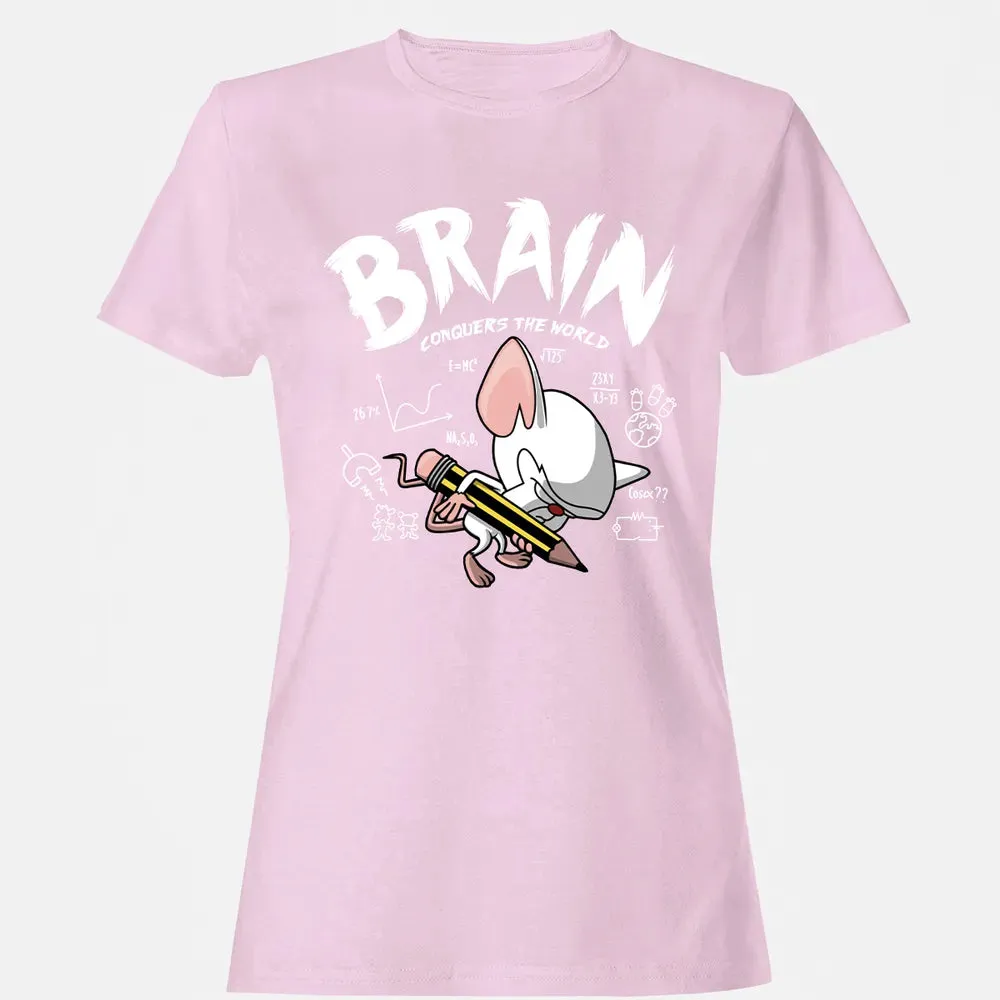 Brain Conquers The World Women's T-shirt - 9