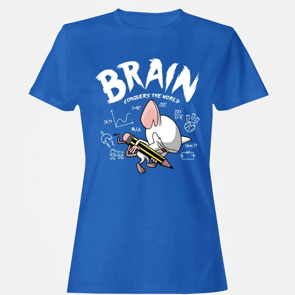Brain Conquers The World Women's T-shirt - 14