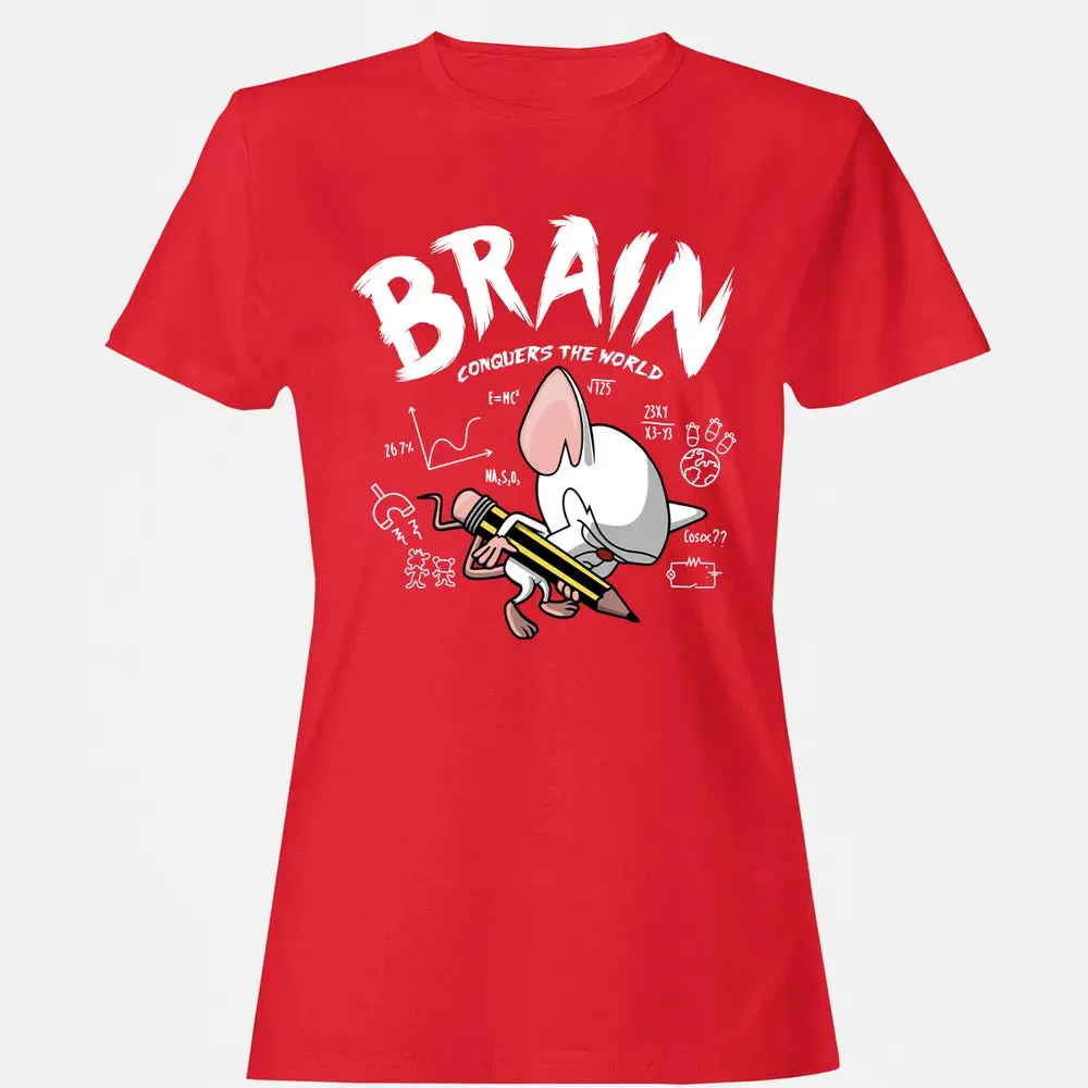 Brain Conquers The World Women's T-shirt - 13