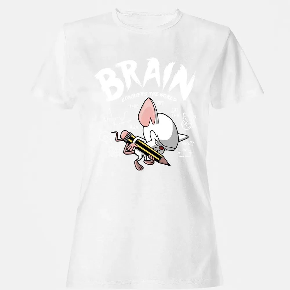 Brain Conquers The World Women's T-shirt - 16