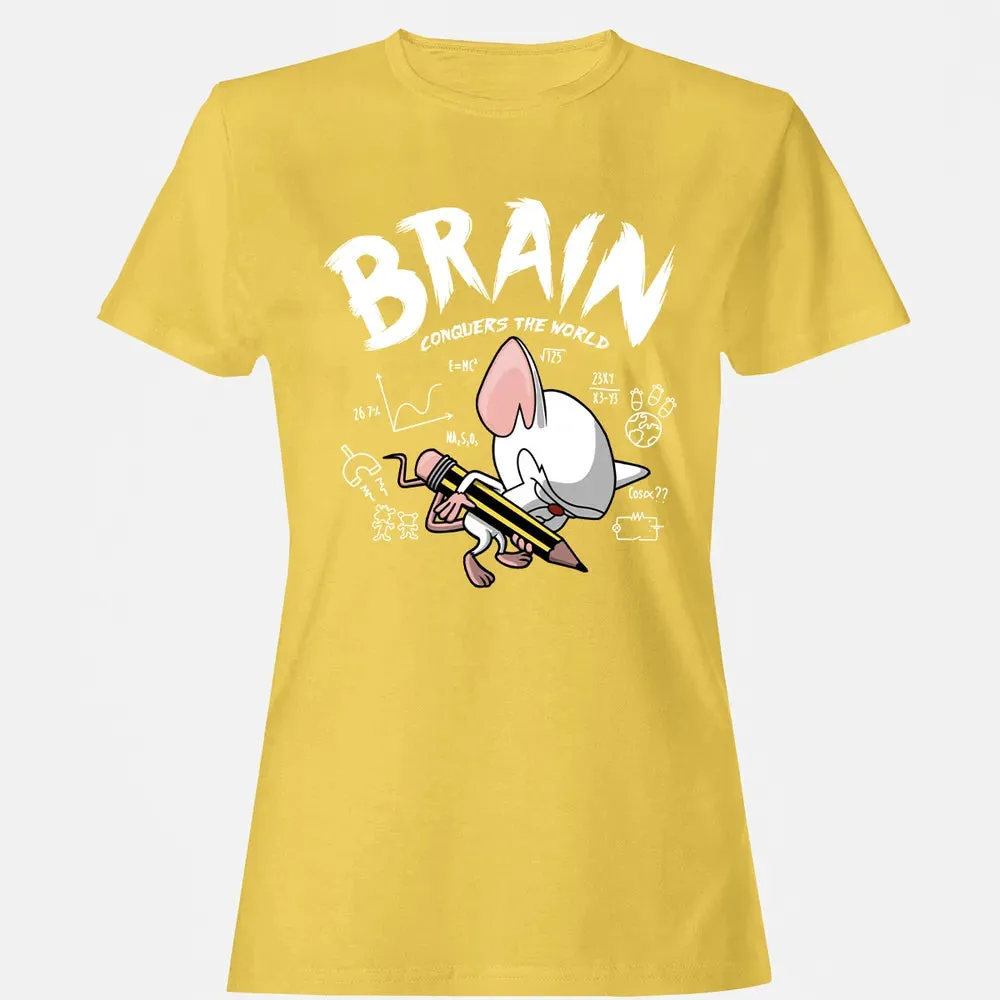 Brain Conquers The World Women's T-shirt - 4