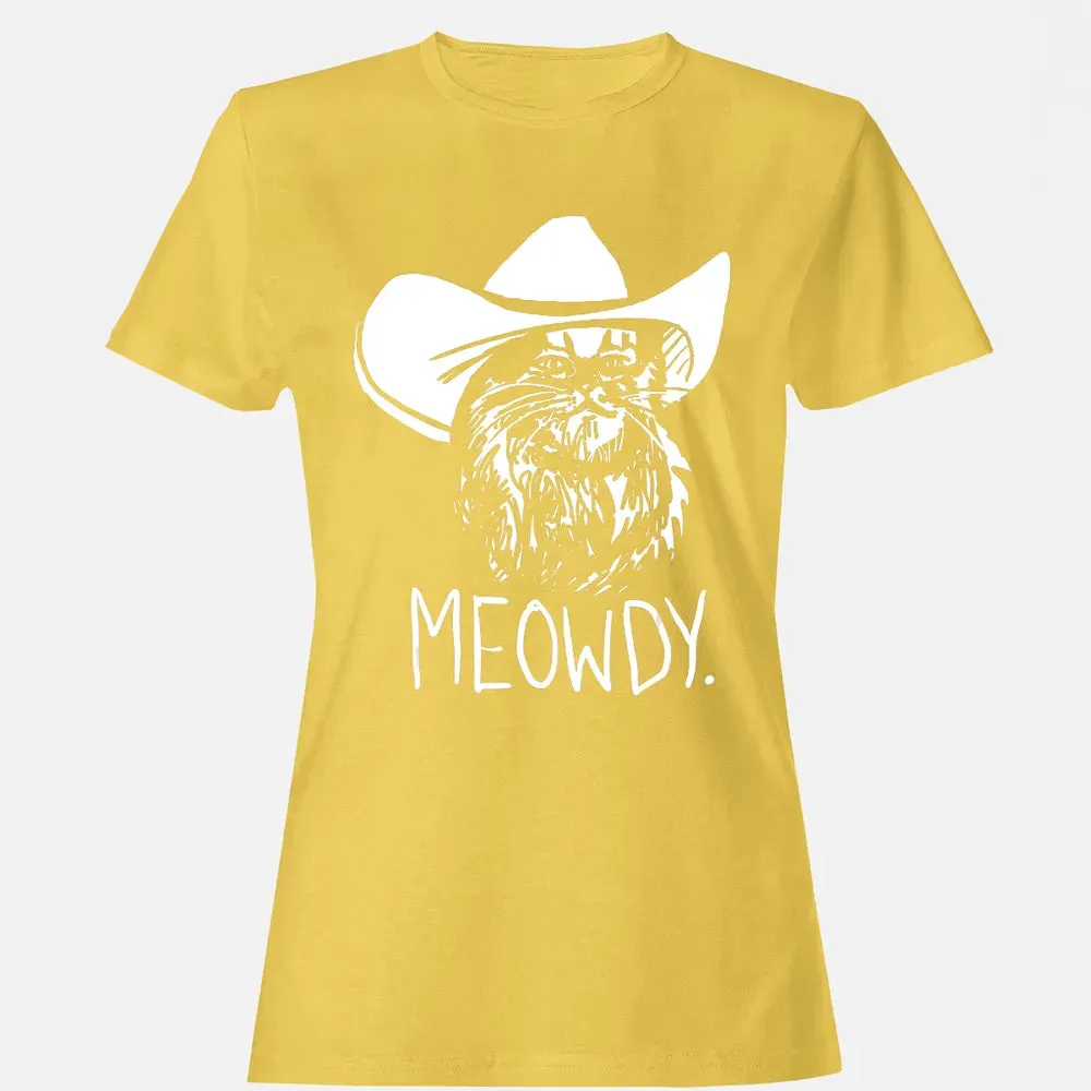 Meowdy Texas Cat Meme Women's T-shirt - 4