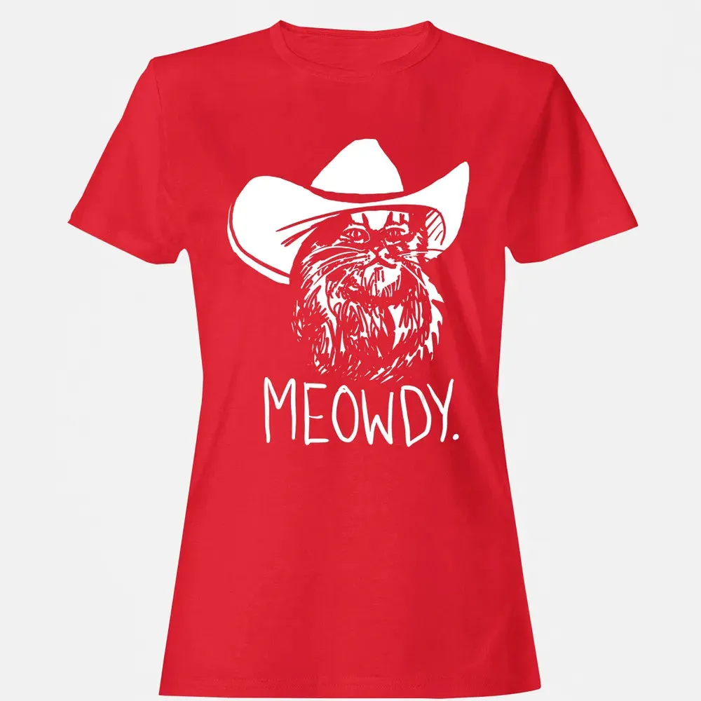 Meowdy Texas Cat Meme Women's T-shirt - 13