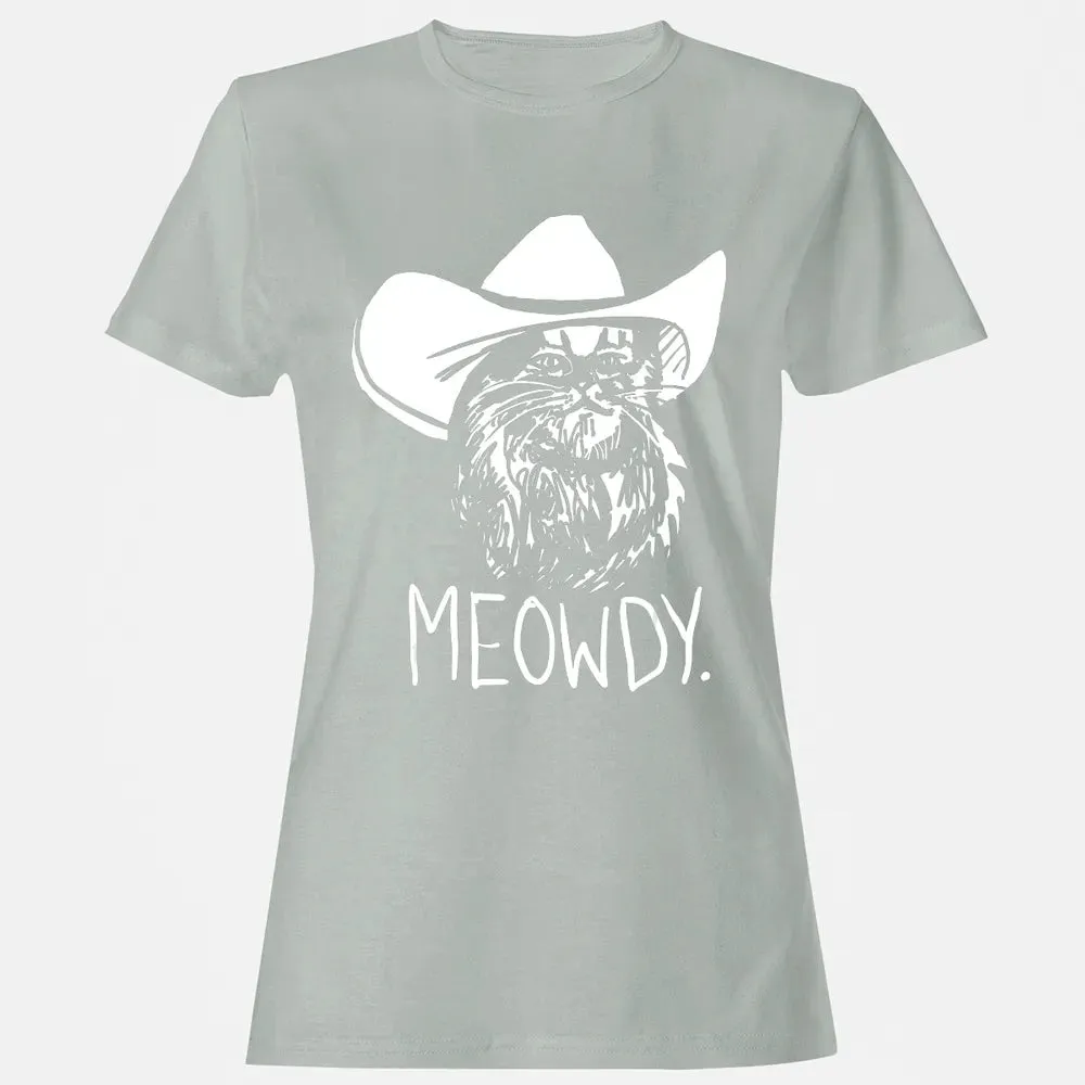Meowdy Texas Cat Meme Women's T-shirt - 2