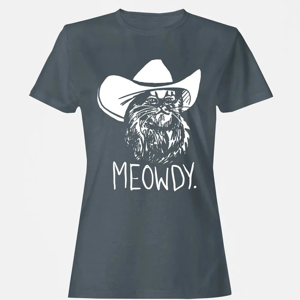 Meowdy Texas Cat Meme Women's T-shirt - 3