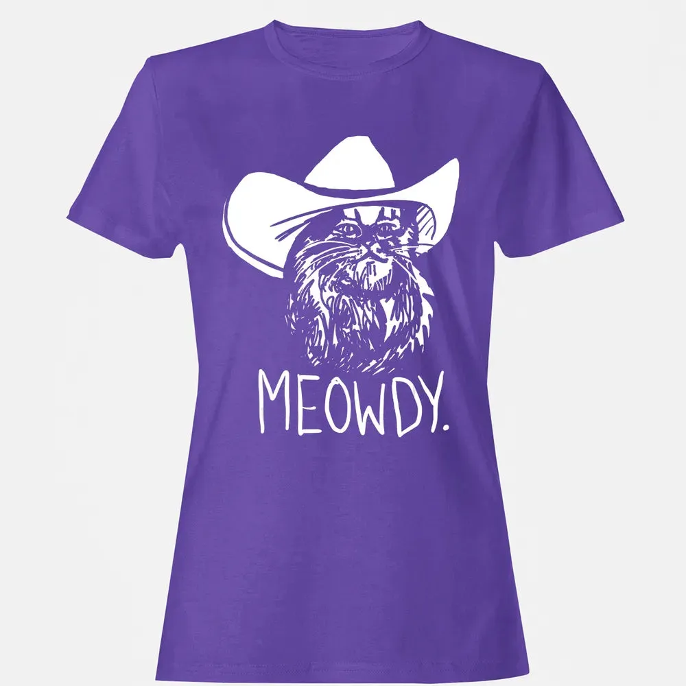 Meowdy Texas Cat Meme Women's T-shirt - 12
