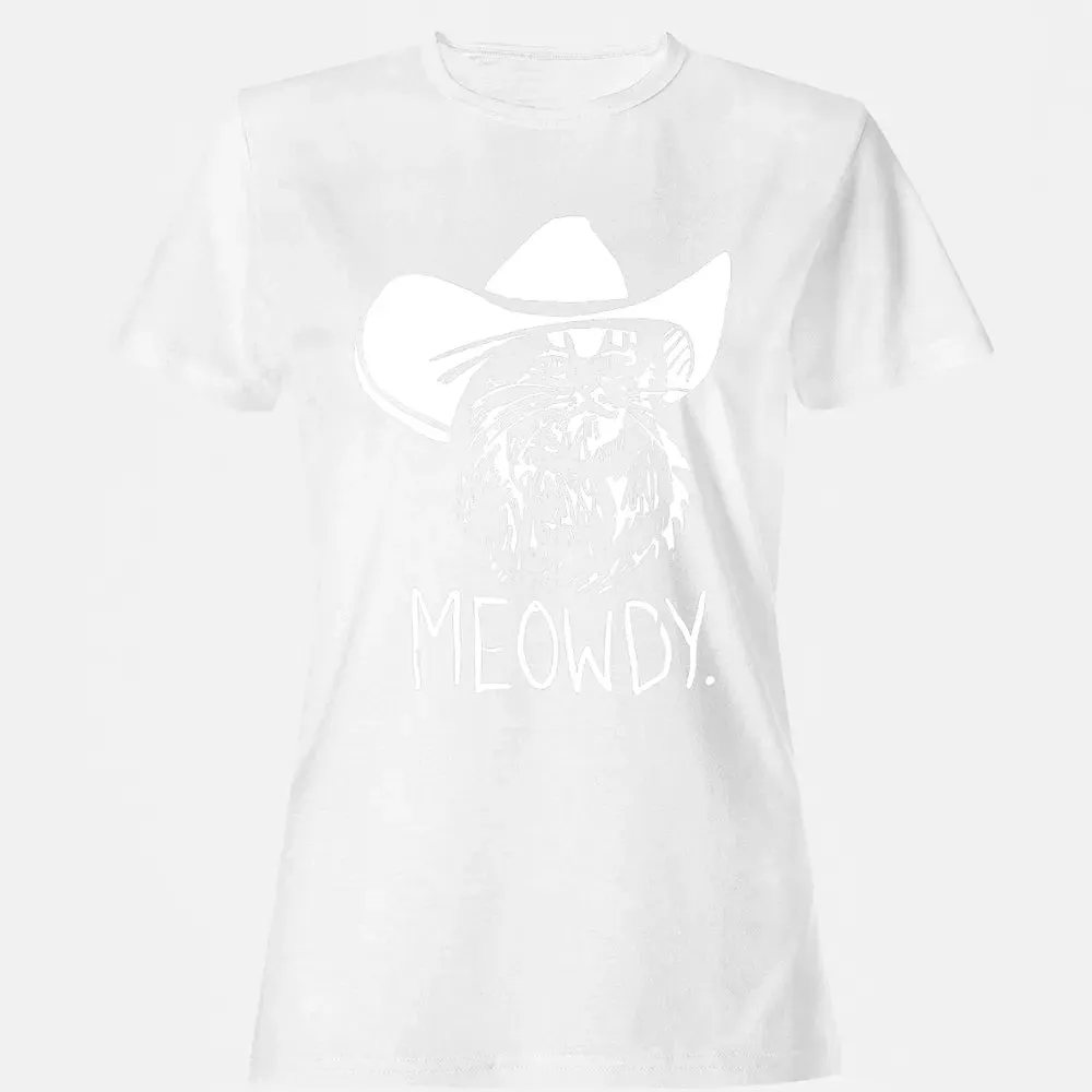 Meowdy Texas Cat Meme Women's T-shirt - 16