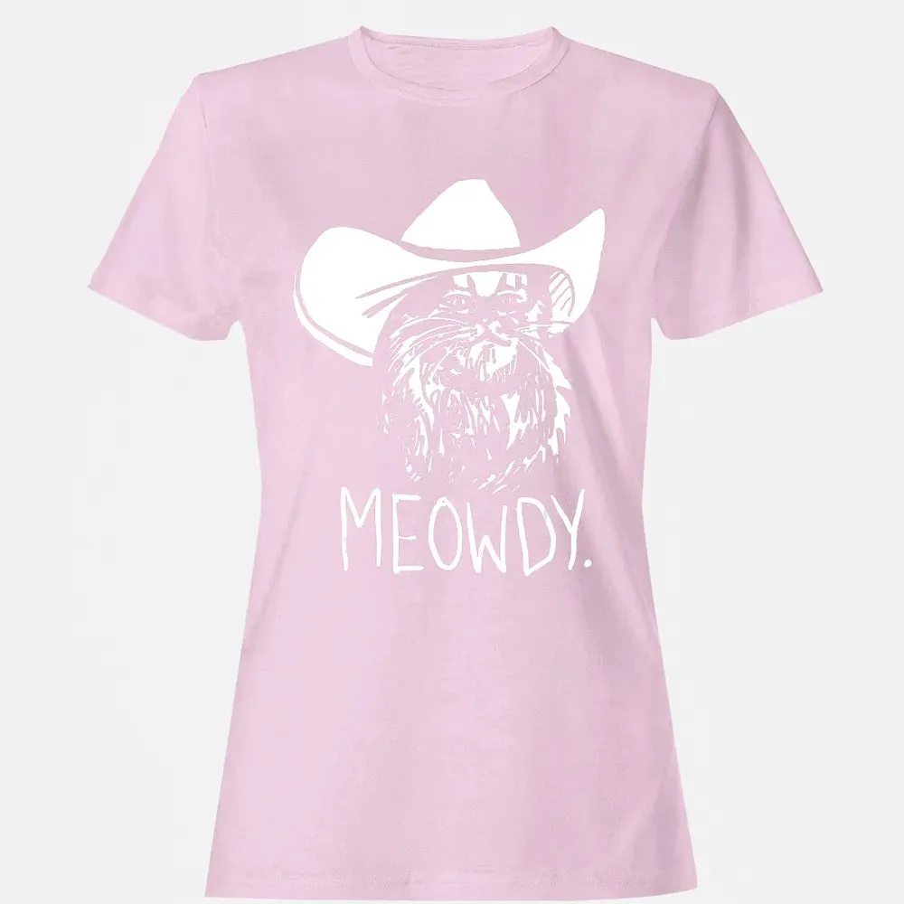 Meowdy Texas Cat Meme Women's T-shirt - 9