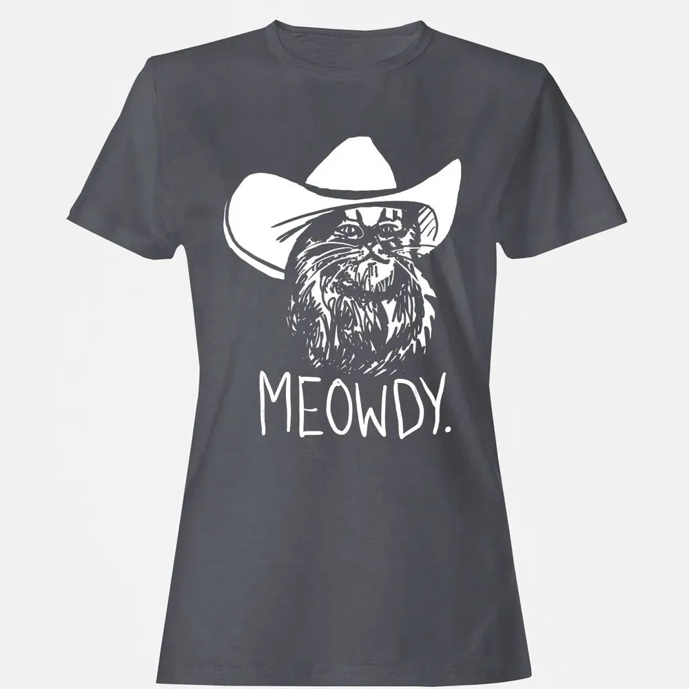 Meowdy Texas Cat Meme Women's T-shirt - 5